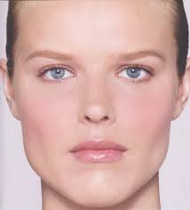 Just for the time being. Eva Herzigova Square Face Study Square Jawed Women
