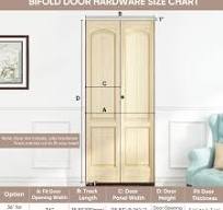 Amazon.com: JUBEST Herrajes de puerta plegable de 36 pulgadas, kit de  herrajes de puerta plegables, montaje superior, herrajes para puerta  interior, ...