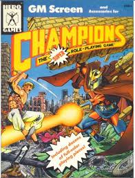 Champions The Super Role Playing Game Gm Screen Hero Games Roleplay Games To Play