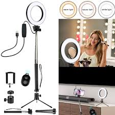 9 Dimmable Led Selfie Ring Light With Stand Kit For Makeup Youtube Live Photo For Sale Online Ebay