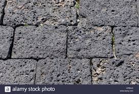 Blocks of pumice used for paving road, Mount Paekdu. DPRK / North Stock  Photo - Alamy