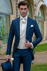 ✅ scegli la consegna gratis per riparmiare di più. Abito Tight Moderno Blu Royal Da Cerimonia Uomo Abiti Da Mattina Abbigliamento Uomo Matrimonio Matrimonio Abito Blu