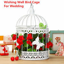 See more ideas about wedding, wedding birdcage, wedding cards. Wishing Well Bird Cage Wedding White Birdcage Cards Round Box Decor Ornaments Buy At A Low Prices On Joom E Commerce Platform