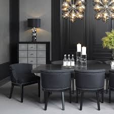 See more ideas about black and white dining room, white dining room, home decor. Boca Grande Black Dining Chair Eichholtz Fmdesign Elements