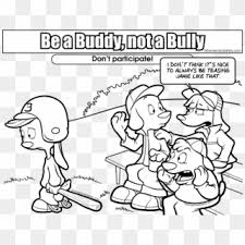 Christmas party activity, christmas gift. Anti Bully Coloring Sheets Pin By Niki Mcduff On Counseling Anti Bullying Coloring Sheet Clipart 4045278 Pikpng