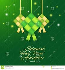 Here you can explore hq selamat hari raya transparent illustrations, icons and clipart with filter setting like size, type, color etc. Selamat Hari Raya Aidilfitri Greeting Card Banner Vector Ketupat With Islamic Pattern On Green Background Caption Fasting Day O Illustration 118431648 Megapixl
