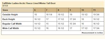 Tuffrider Ladies Arctic Fleece Lined Winter Tall Boots