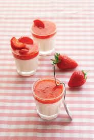 Pannacotta Au Coulis De Fraise Satoriz Le Bio Pour Tous Coulis De Fraise Alimentation Coulis