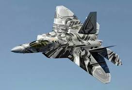 F 22 Raptor Looking Like The New Look Of The Decepticon Starscream Air Fighter Aircraft Military Aircraft