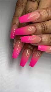 75 The Most Beautiful Ombre Acrylic Nails Designs You Ll Like To Have Women Fashion Lifestyle Blog Shinecoco Com Pink Ombre Nails Pink Acrylic Nails Trendy Nails