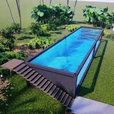 Source Best Quality Custom Shipping Container Style Swimming Pool On M Alibaba Com Garden Pool Design Container Pool Small Backyard Pools
