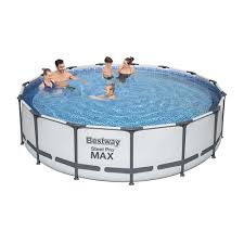Bestway 56488 Steel Pro Max Round Above Ground Swimming Pool 457x107 Cm