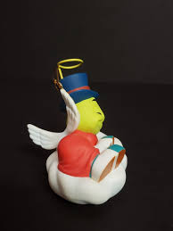 Disney Christmas Ornament Grolier DCA Jiminy Cricket Angel 012907 Pinocchio  | eBay