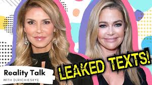 BRANDI Glanville LEAKS DENISE Richards' TEXT MESSAGES!!! 😱 RHOBH NEWS -  YouTube