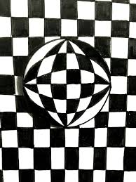 Effetti Ottici Con Il Disegno Disegni Arte Illusioni Ottiche