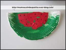 Theme Ete La Pasteque Le Blog De Nounoucoindespetits Activite Manuelle Fruits Et Legumes Pasteque Theme