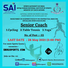 Check spelling or type a new query. Senior Coach Recruitment 2021 Nsnis Sports Quota Recruitment Sikku Sports