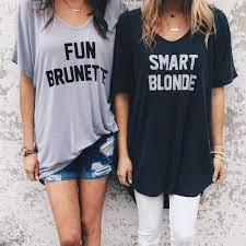They __ (prepare) a beautiful lunch for us. Calling All Smart Blonde And Fun Brunettes Best Friend T Shirts Best Friend Outfits Friend Outfits