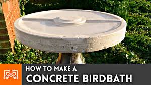 This allows you to place it in a garden or a backyard. How To Make A Concrete Birdbath Pokemon I Like To Make Stuff Youtube