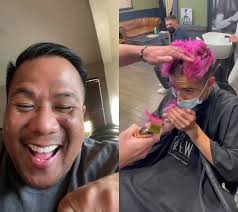 #duet with @dylanroums don’t sneeze when you cut your hair!  #balloonmagicguy #bald #haircutfail #sneezefail #fyp #fypシ #barberfail