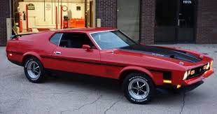 Bright Red 1971 Mustang Mach 1 Show Winner Review Mustang Mach 1 1971 Mustang Mach 1 Mach 1
