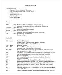 Free 9 Sample Pharmacist Resume Templates In Pdf