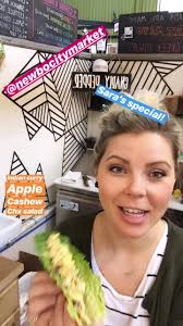 Indian curry apple cashew chicken salad! Served