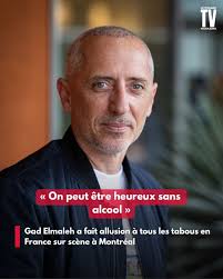 Au Festival Juste pour Rire, Gad Elmaleh s'est produit à l'Olympia en  évoquant l'alcool, la vieillesse et l'argent 💬