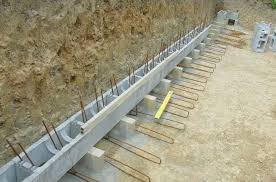 Murs Armes Etape Par Etape Beton De La Lomme Mur De Soutenement Construction Piscine Piscine Beton