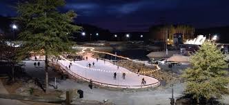 Maybe you would like to learn more about one of these? Family Ice Skating On The Largest Outdoor Skating Rink In North Carolina