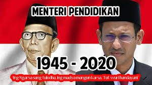Mendikbud nadiem makarim minta maaf terkait program organisasi penggerak. Daftar Menteri Pendidikan Dan Kebudayaan Indonesia Dari Awal Berdiri Negara Sampai Sekarang