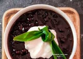 Cuci beras ketan hitam sampai bersih lalu rendam minimal 2 jam, buang air rendaman. Resep Bubur Ketan Hitam Resep Enyak