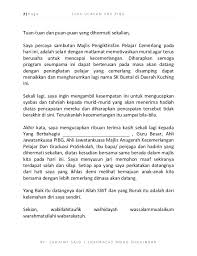 Katanya, kewujudan kelas berkenaan dilihat mencapai objektif dengan mendapat penyertaan yang memberangsangkan daripada masyarakat orang asli peribumi di negeri ini. Teks Ucapan Ydp Sempena Majlis Sambutan Hari Guru Peringkat Sekolah Cute766