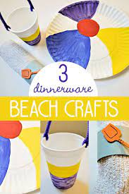 3 Sizzlin Beach Crafts For Kids To Make For Dinnerware