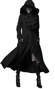 Moda vilona propose de nombreuses collections de vestes & manteaux grandes tailles et coupes spéciales pour assurer confort et. Long Manteau Gothique Noir En Laine Punk Rave