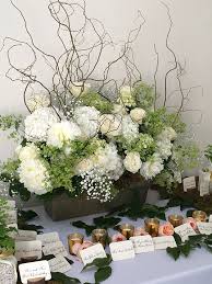 Not all white flowers are crystalline white: Yellow Green Tish Long Flowers For Weddings And Special Events