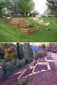 With all the money you save on a diy inground pool construction. 20 Fabulous Ideas To Plan A Slope Yard That You Should Not Miss Slopes Gardens Gardend Sloped Backyard Landscaping Sloped Backyard Backyard Hill Landscaping