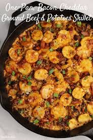 This Recipe Takes Meat And Potatoes To The Next Level With Perfectly Seasoned G Healthy Beef Recipes Ground Beef Recipes Healthy Ground Beef Recipes For Dinner