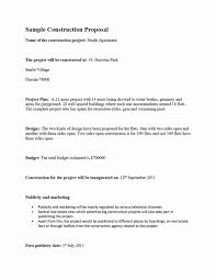 Construction Project Proposal Template Awesome 31 Construction Proposal Template Construction In 2020 Business Proposal Template Proposal Templates Business Proposal