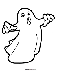 Fantasma Halloween Para Colorear
