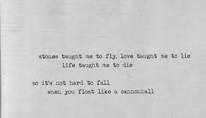 Damien Rice Cannonball Cool Words Quotes Words