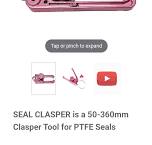 How to install a piston seal without stretching it?