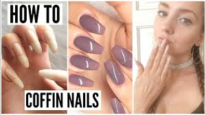 How many times do you find yourself stuck on what to wear because you realize your nails are going to clash badly? How To Natural Coffin Nails Isabella Youtube