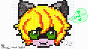 Dibujos Pixelados De Chat Noir Faciles Buscar Con Google Dibujos Para Pintar Dibujos En Pixeles Dibujos En Cuadricula