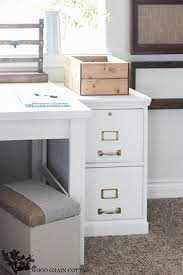 How To Paint A Filing Cabinet The Wood Grain Cottage
