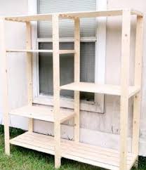 How To Turn An Ikea Bookcase Into A Catio Cat Patio Diy Cat Enclosure Ikea Cat