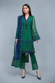 Latest Maria B Pret Stitched Summer Dresses Designs 2020 21 Collection In 2020 Designer Summer Dresses Stylish Dress Designs Cotton Dress Summer