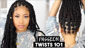 Tips to make passion twists last longer. Easy Neat Passion Twists Rubber Band Method Youtube