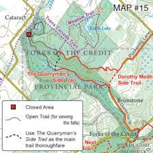 The forks of the credit. Trail Reroutes Bruce Trail