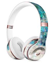Tiled Paint Full Body Skin Kit For The Beats By Dre Solo 3 Wireless Headphones Wireless Headphones Headphones Cute Headphones